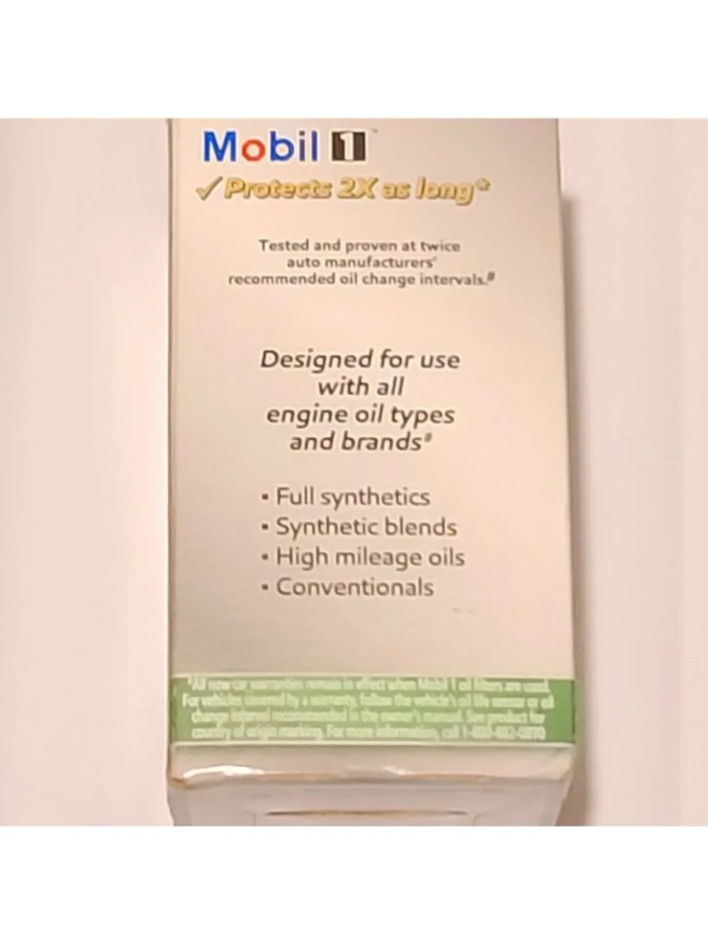 2 Pk Mobil 1 Extended Performance Oil Filter M1C-254A High Efficiency + Capacity - Picture 7 of 9